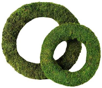 18" Round/Oval - Moss Wreath