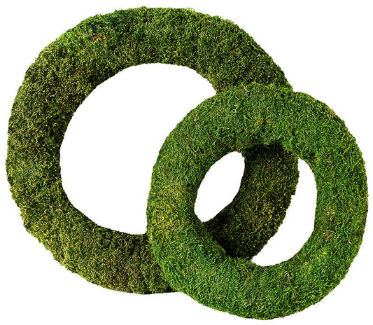 18" Round/Oval - Moss Wreath