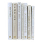 White/cream books by the foot for decor