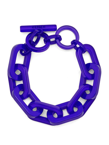 Resin Cable Chain Toggle Bracelet