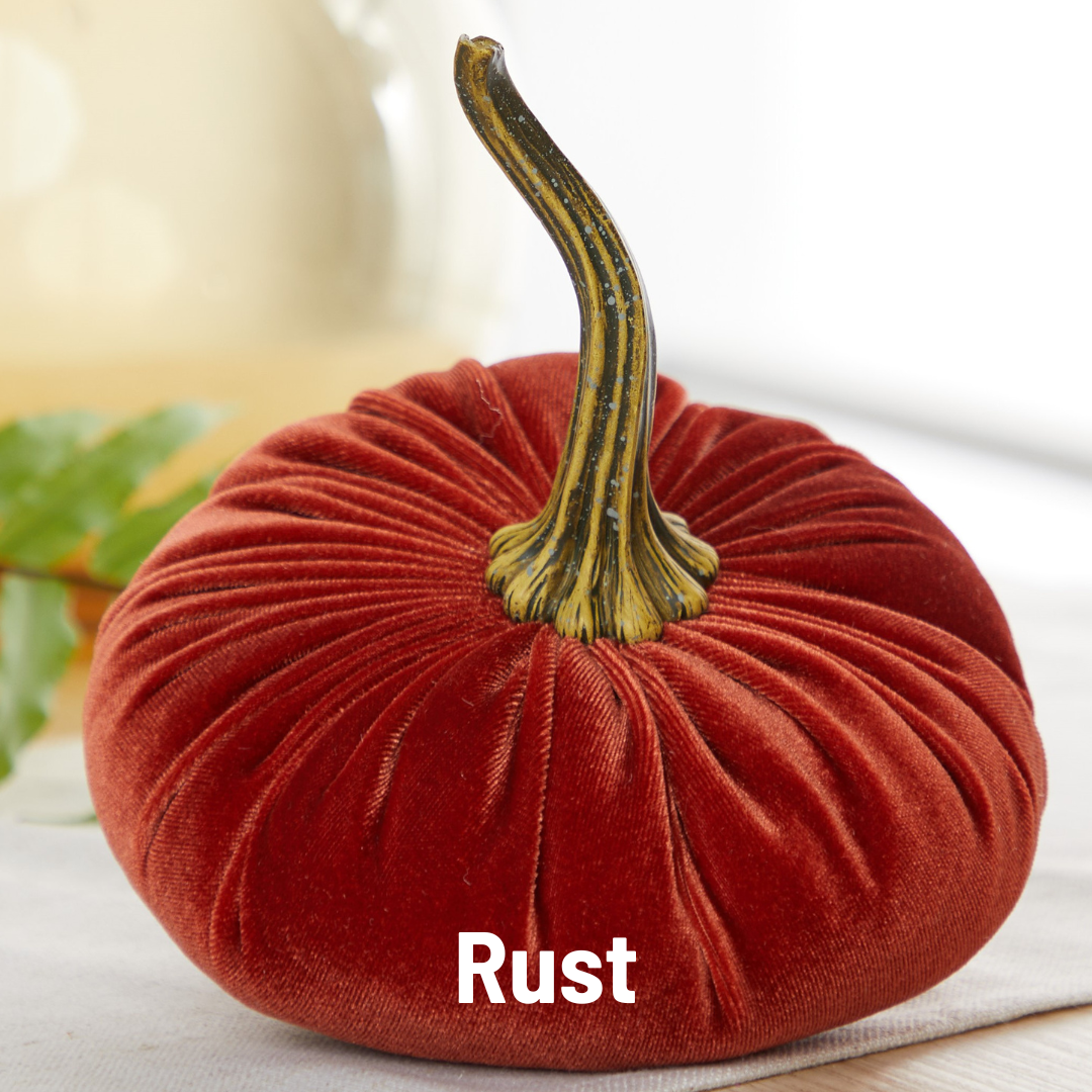 Pumpkin Large Velvet, Fall Mantel Decor, Halloween Table