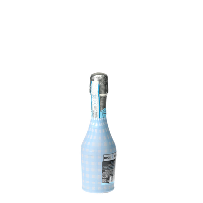 Powder Blue Picnic Gingham Mini Prosecco Wraps (3-Pack)