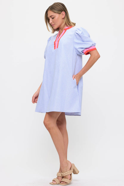 Striped Linen Dress
