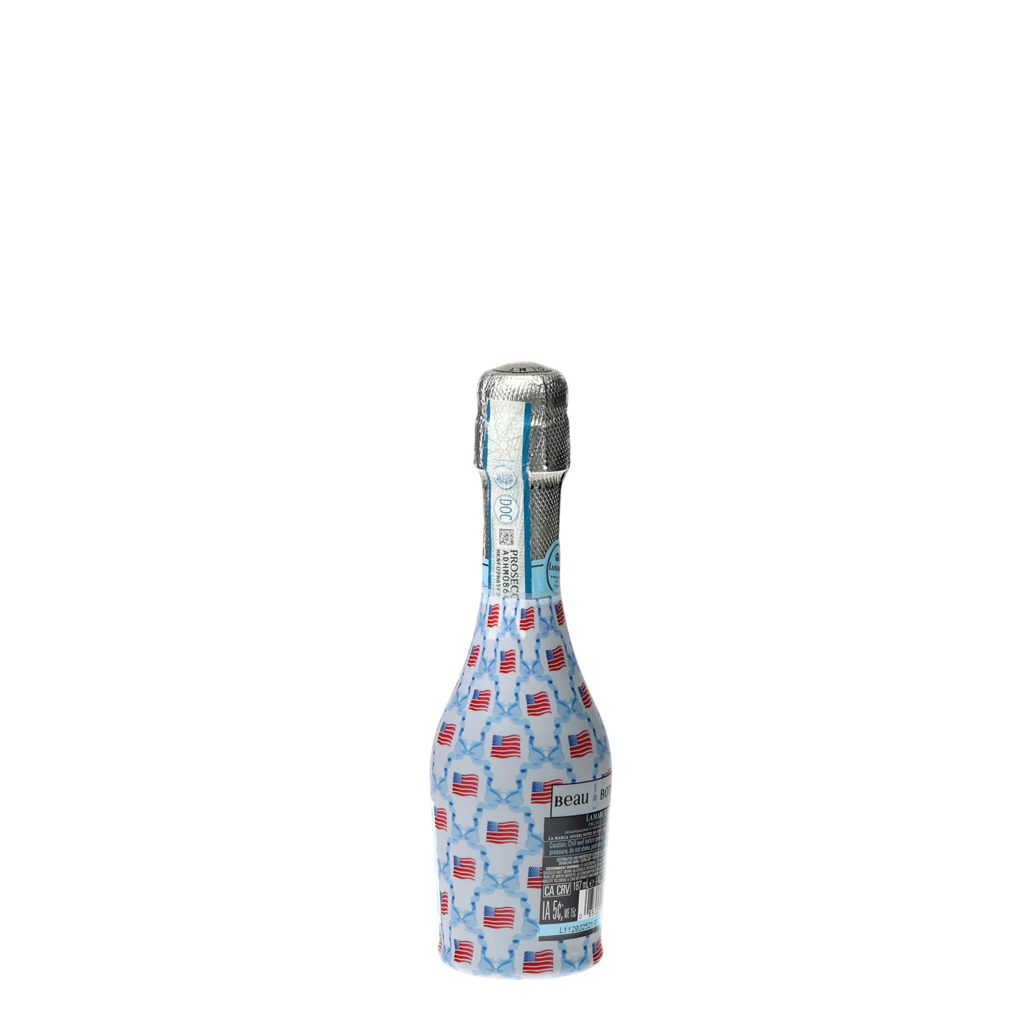 Flags & Ribbons Mini Prosecco Wraps (Set of 3)