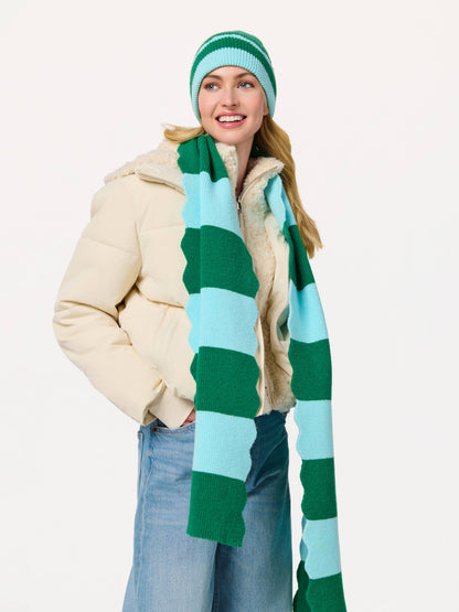 SCALA STRIPED SCARF