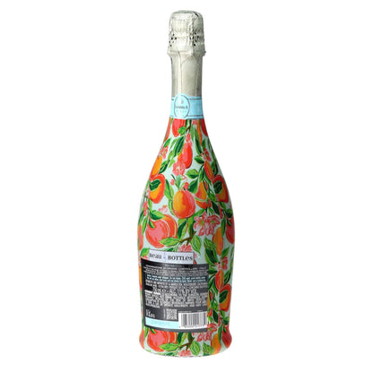 Peach Blossom Grove Prosecco Bottle Wrap