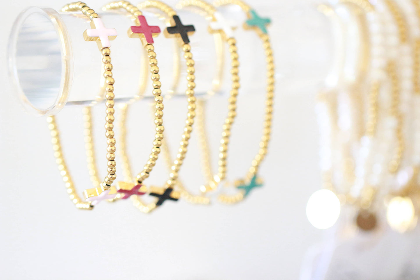 Faith Bracelet 18K Gold Water Resistant Non Tarnish