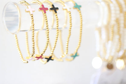 Faith Bracelet 18K Gold Water Resistant Non Tarnish