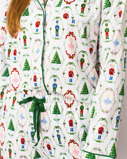 Nutcracker Waltz Sleep Shorts   White/Multi   -Asst.