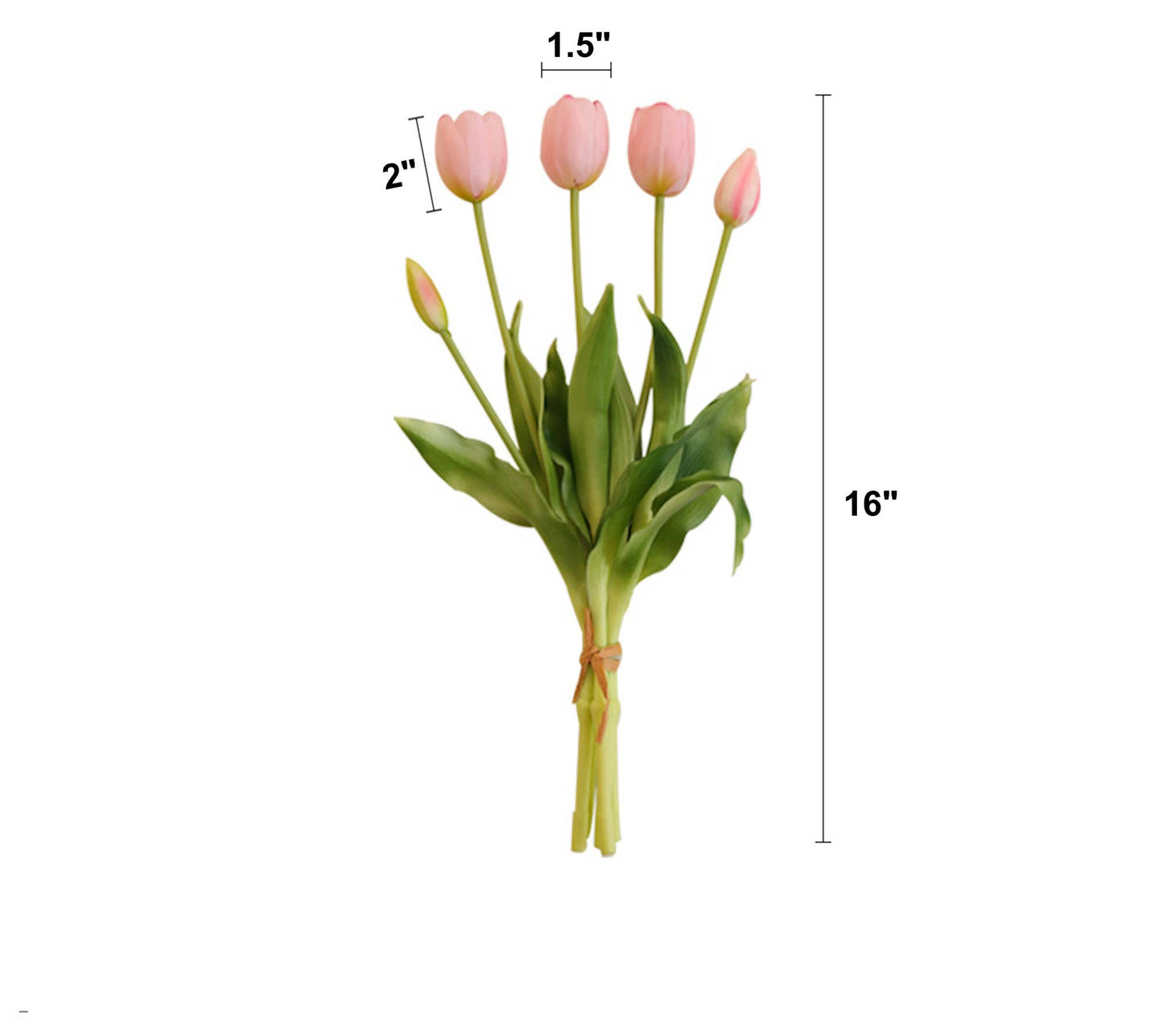 16" Real Touch Lifelike Tulip