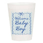 Welcome Baby Boy Frosted Cups- Baby