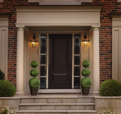 Adjustable Triple Artificial Boxwood Topiary + Planter