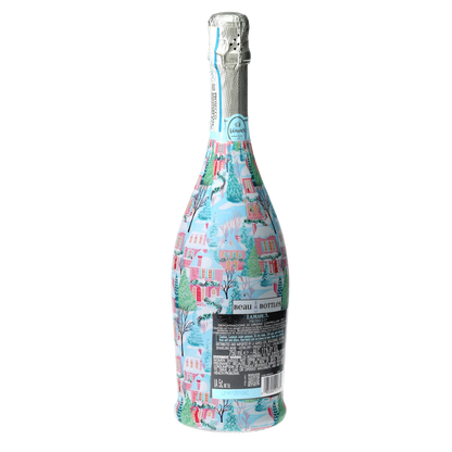 Home for the Holidays Prosecco Bottle Wrap