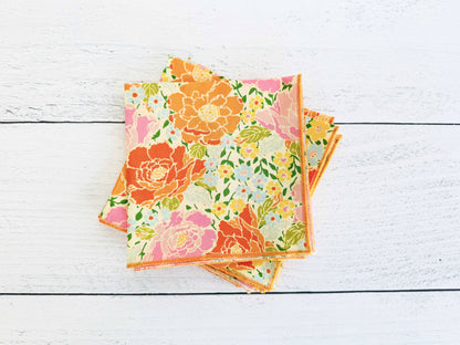 Marigold Cloth Napkins, set of four
