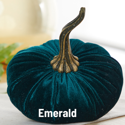 Pumpkin Large Velvet, Fall Mantel Decor, Halloween Table