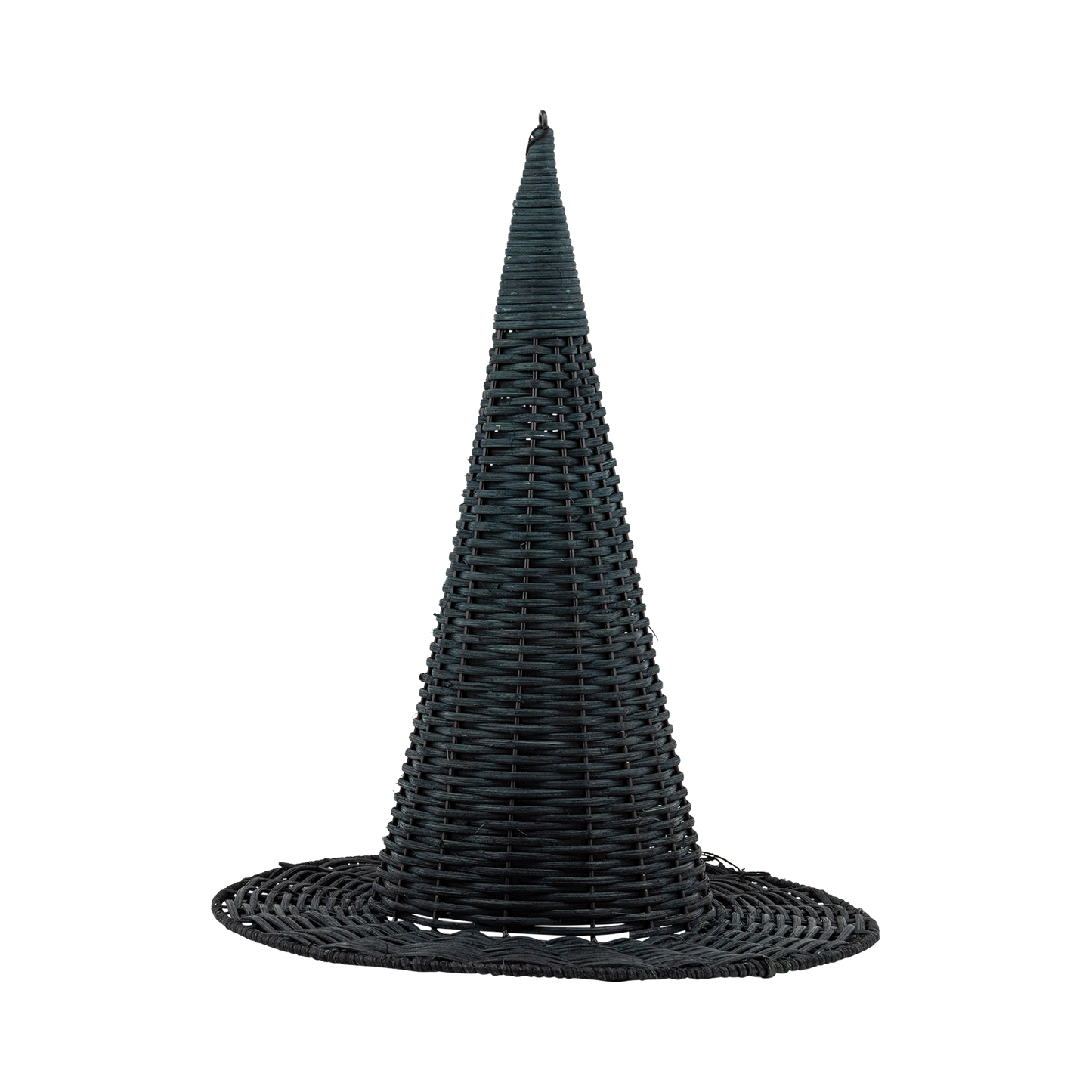 HAL1341 - Natural Rattan Witch Hat - 18"