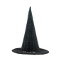 HAL1341 - Natural Rattan Witch Hat - 18"