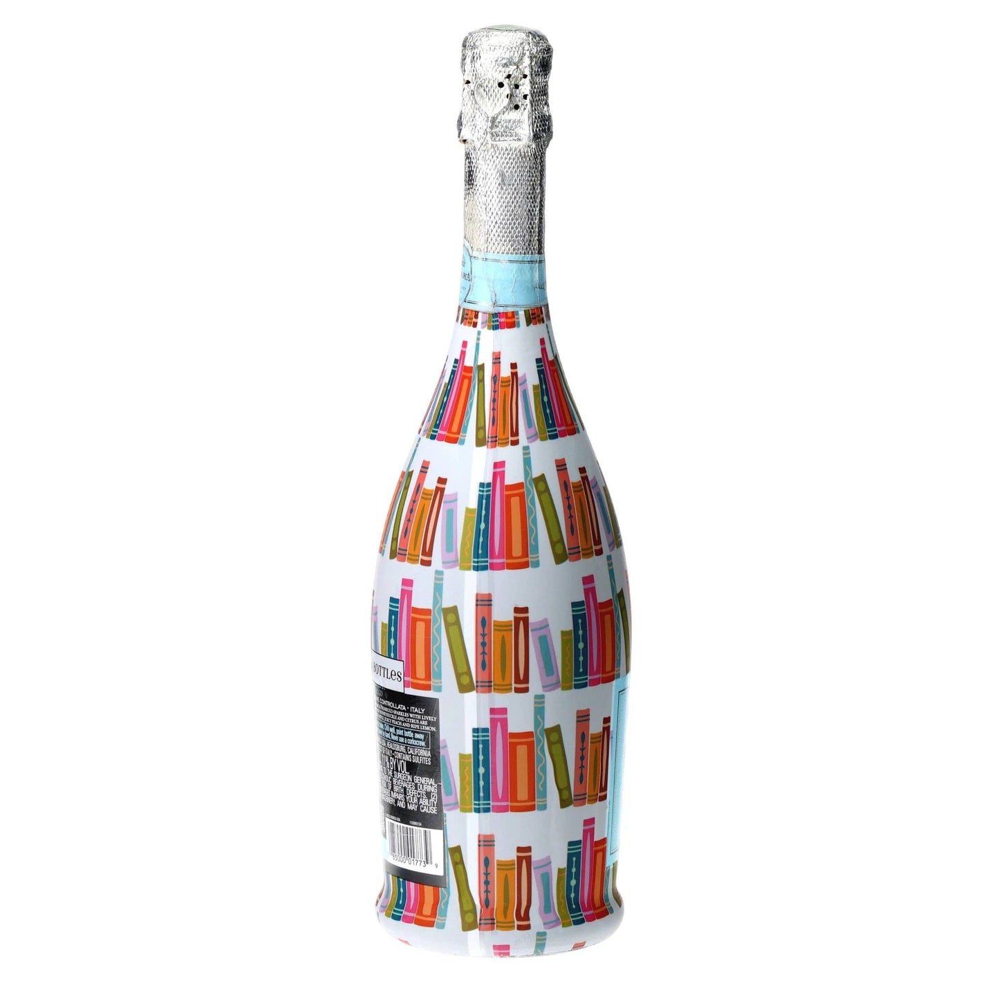Warm & Bright Books Prosecco Bottle Wrap