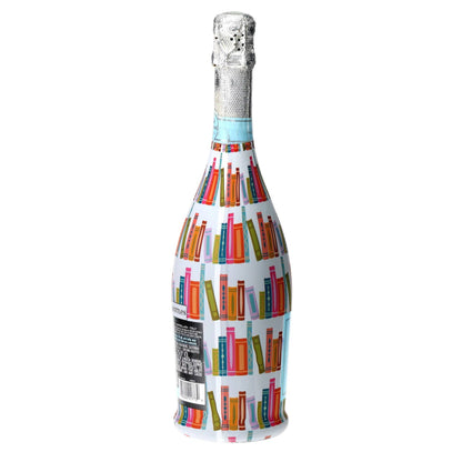 Warm & Bright Books Prosecco Bottle Wrap