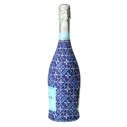 Andalusian Tile Prosecco Bottle Wrap