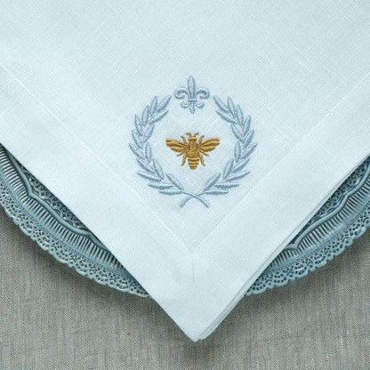 Italian Bee Large Linen Napkin