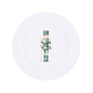 Watercolor Nutcracker Plate   White/Multi   8"