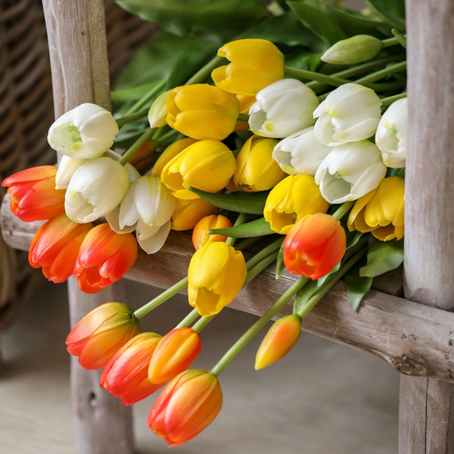 16" Real Touch Lifelike Tulip