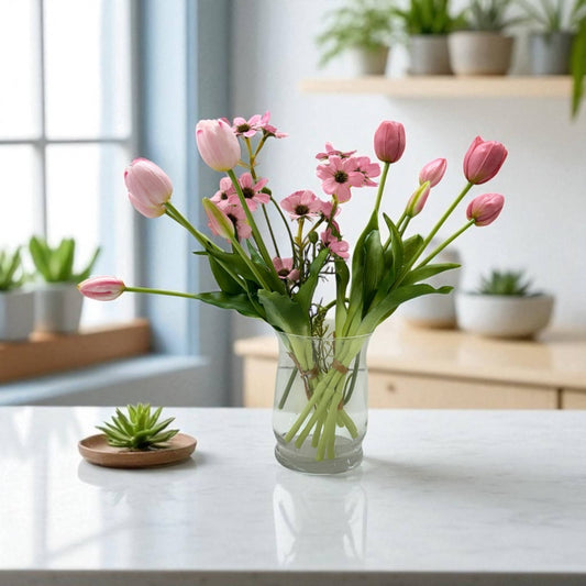 16" Real Touch Lifelike Tulip