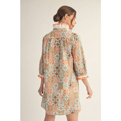 Print Shift Dress