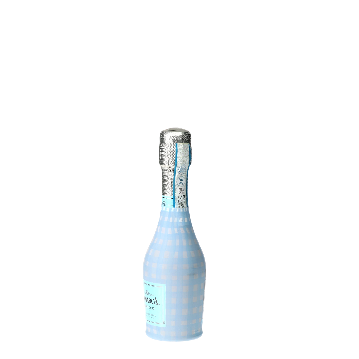Powder Blue Picnic Gingham Mini Prosecco Wraps (3-Pack)