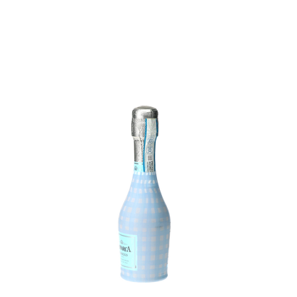 Powder Blue Picnic Gingham Mini Prosecco Wraps (3-Pack)
