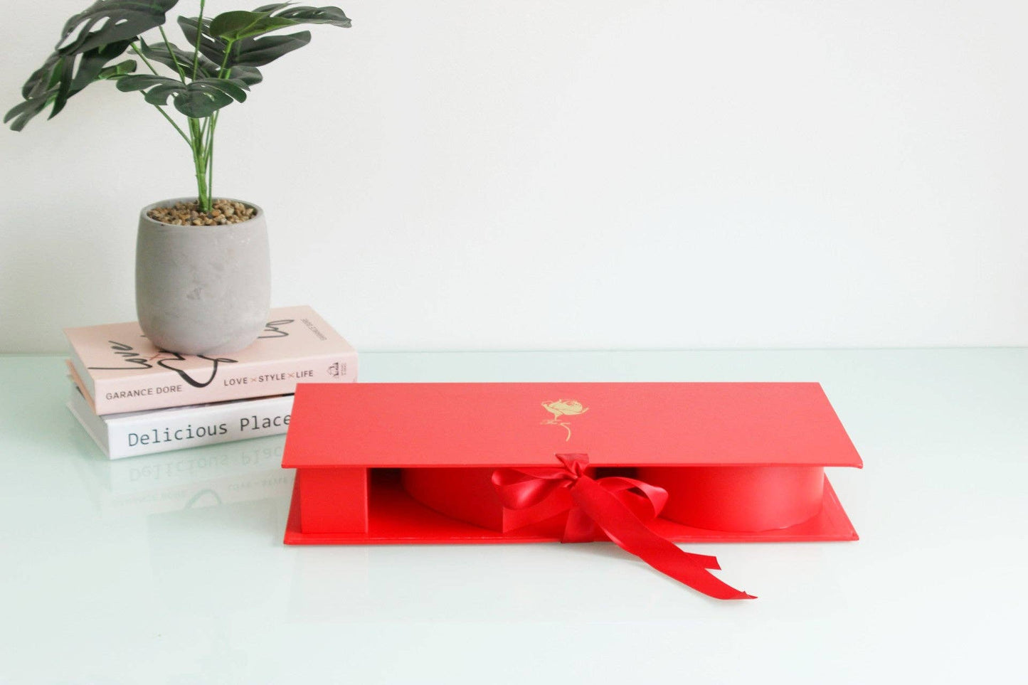 I Love You Fillable Letters Box with Ribbon