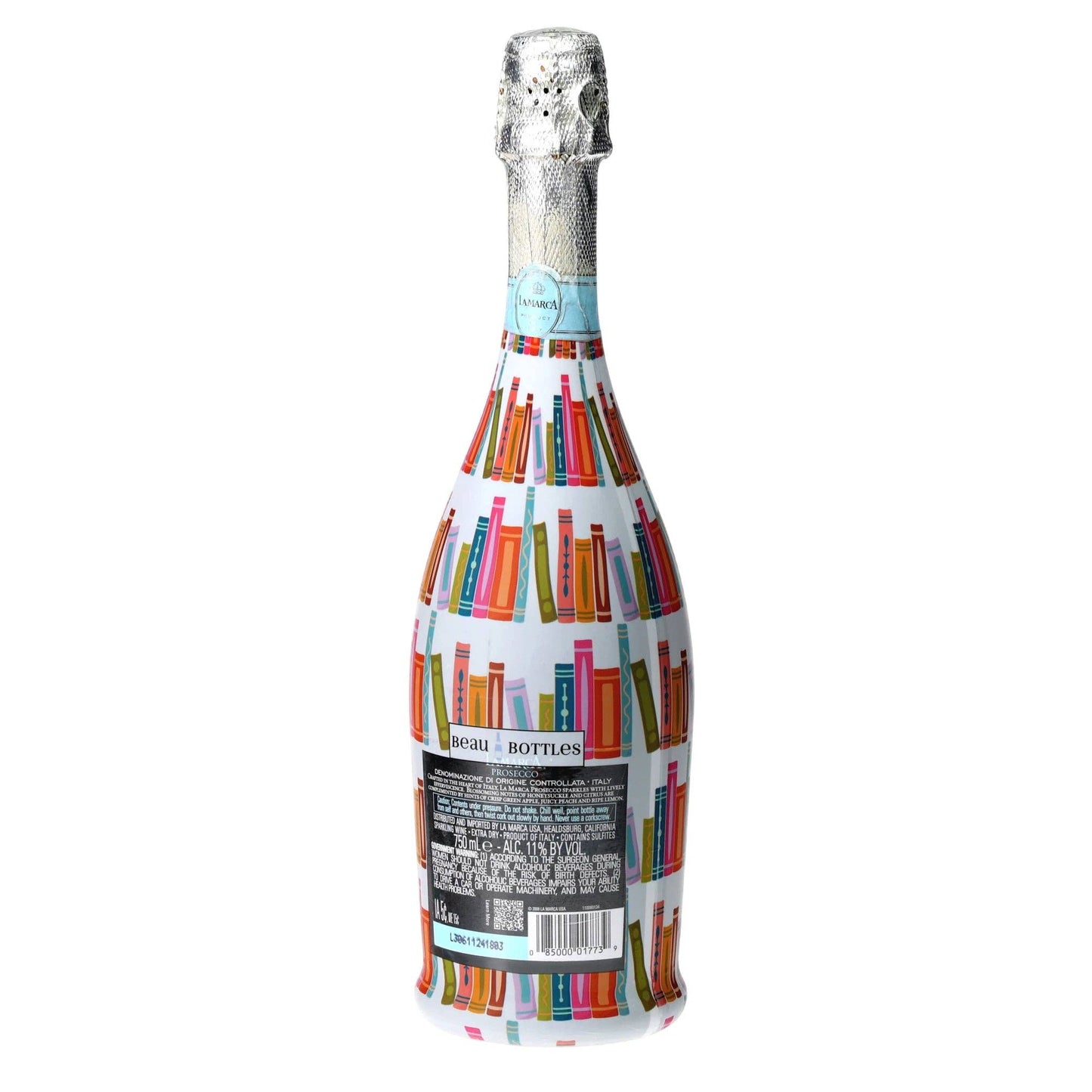 Warm & Bright Books Prosecco Bottle Wrap