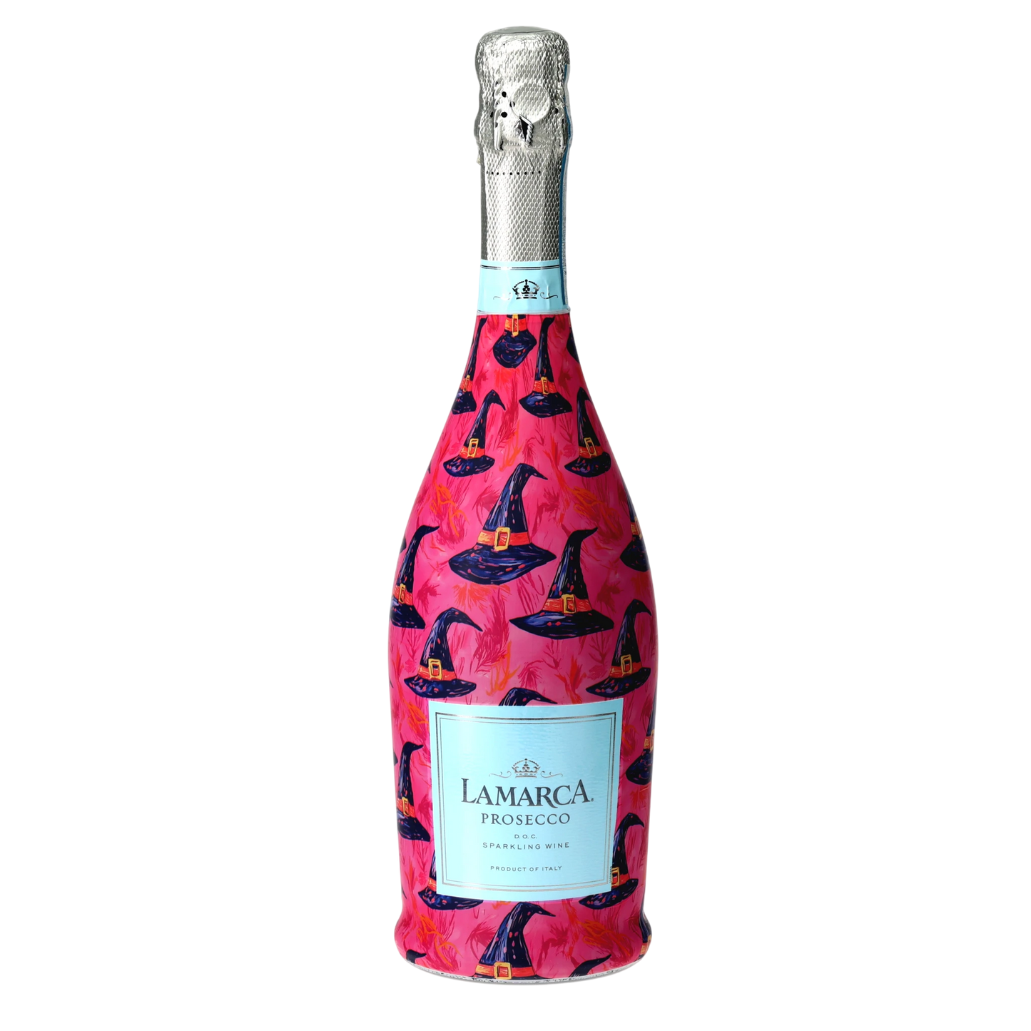 Preppy Halloween Witch Hats Prosecco Bottle Wrap