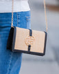 Cecilia Circle Logo Handbag - Natural
